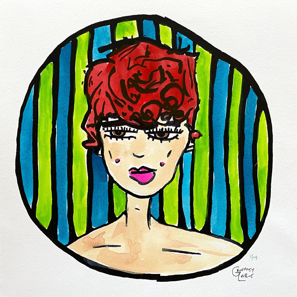 Image of Portrait of the Artist As A Girl In A 1920s Makeup Ad