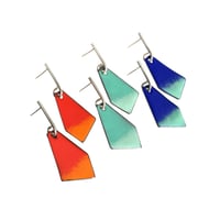 Image 1 of enamel kite earrings