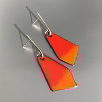 Image 2 of enamel kite earrings