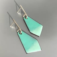 Image 3 of enamel kite earrings