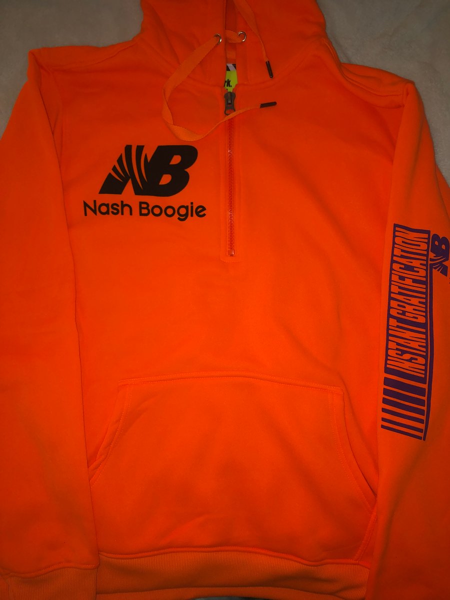 Image of Instant Gratification Hoodie Sweater Safety Orange