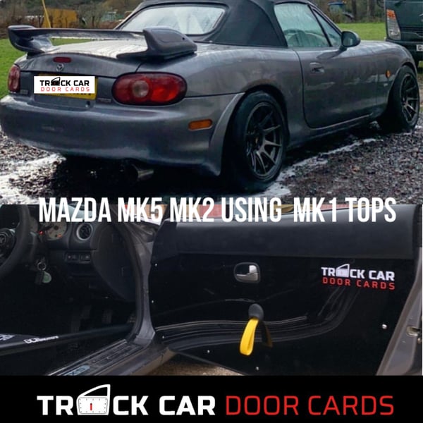 Image of Mazda MX5 - MK2 using MK1 tops - Track Car Door Cards