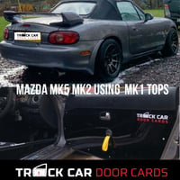 Image 1 of Mazda MX5 - MK2 using MK1 tops - Track Car Door Cards