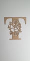 Image of Bamboo floral letter