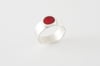 Simple Round Ring-red