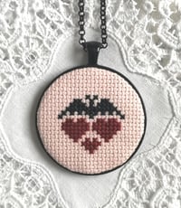 Image 4 of Spooky Style Cross Stitch Necklace II