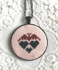 Image 3 of Spooky Style Cross Stitch Necklace II
