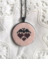 Image 5 of Spooky Style Cross Stitch Necklace II