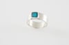 Simple Square Ring-Turquoise
