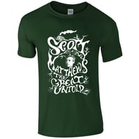 Image 1 of Scott Matthews Men's T-shirt  'The Great Untold'  - Forest Green shade