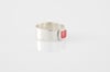 Simple Square Ring-red