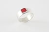 Simple Square Ring-red