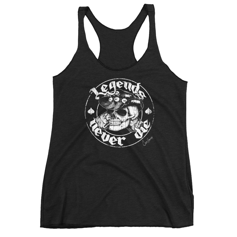 Image of Legends Never Die triblend racerback tank