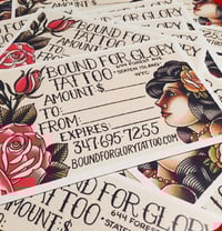 Bound for glory tattoo gift card