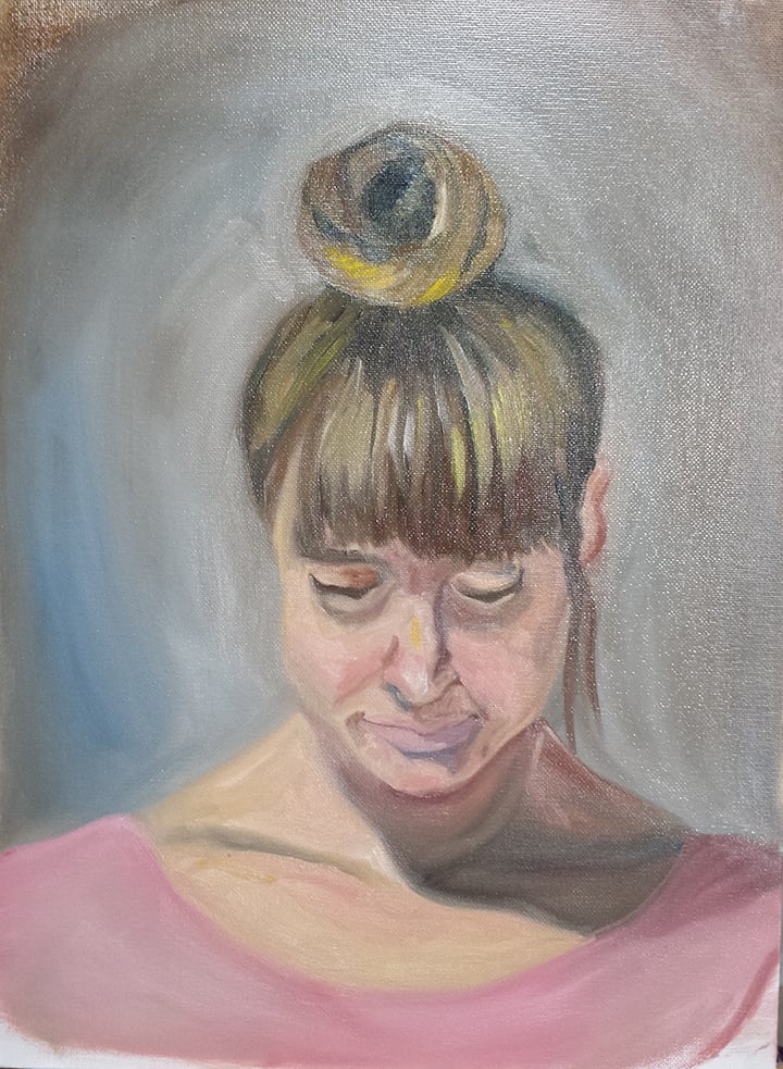 Figure Study in Pink