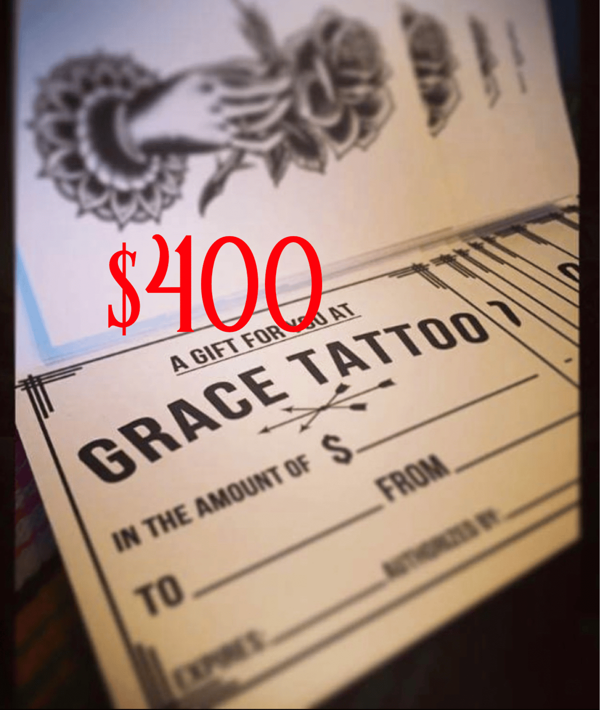 $400 gift card 