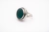 Bold Round Ring-turquoise