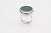 Bold Round Ring-turquoise