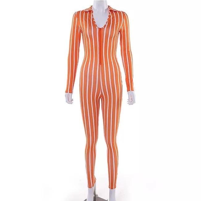 Image of Striped Jumpsuit 