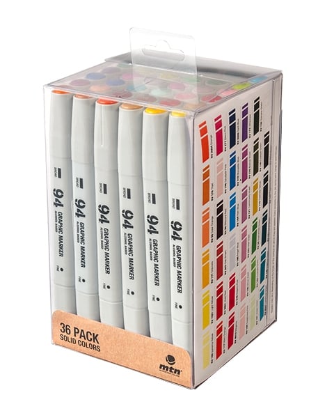 MTN 94 Graphic Marker Mixed Color 36 Pack