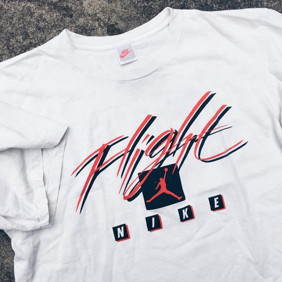 Image of Original Early 90’s Nike Flight Jordan Tee.