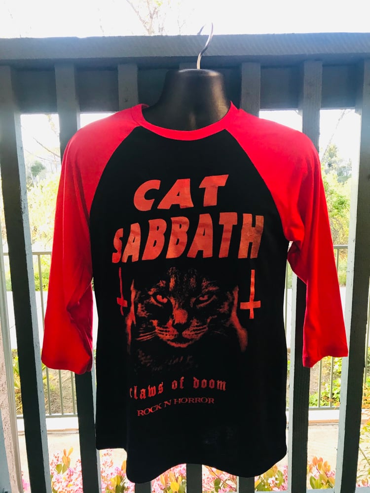 Image of Cat Sabbath 3/4 Sleeve 