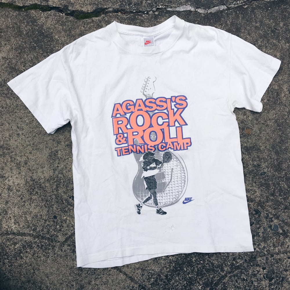 Image of Original Early 90’s Nike Agassi Rock Camp Tee.