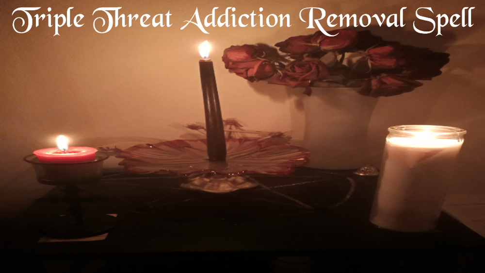 Image of Triple Threat Addiction Removal Spell