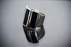 Big Statement Geometrical Ring-Black