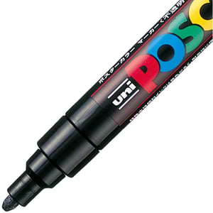 Uni-Posca Paint Marker Pen - Medium Point - Set of 15 (PC-5M15C)