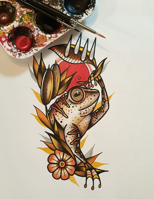 Image of Frog - Original 