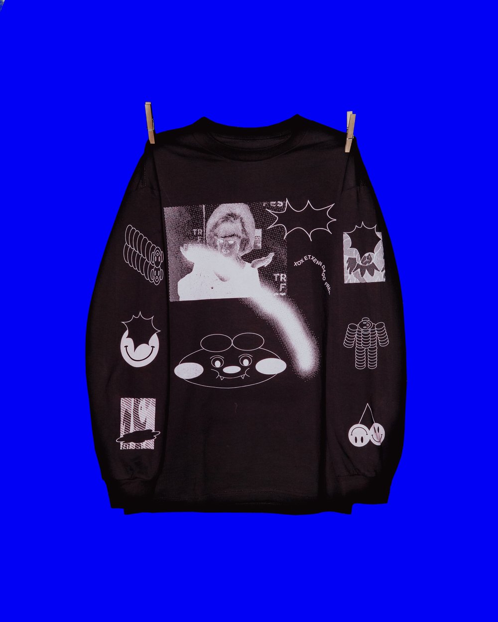 Image of XOX & Grip Face T-Shirt Black Limited Edition