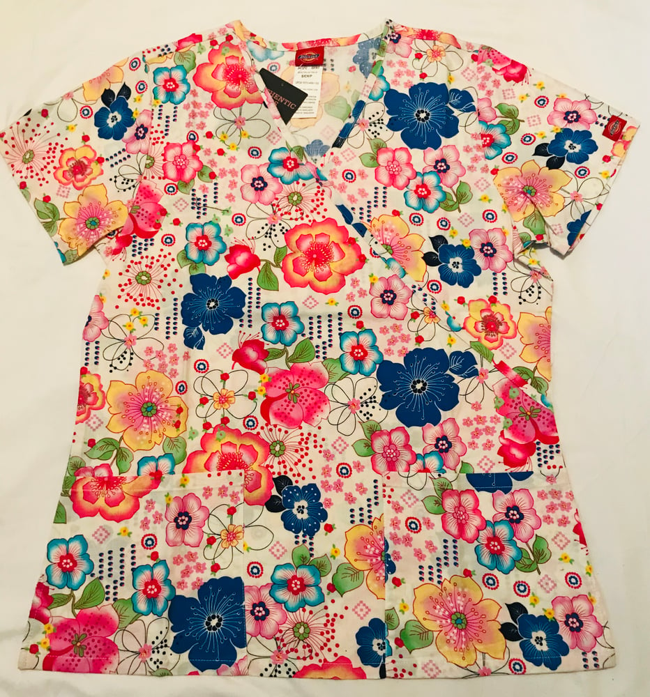 Image of Blossom Scrub Top 