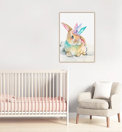 Image of "Hey there Delilah" the baby bunny -FREE SHIPPING within Australia