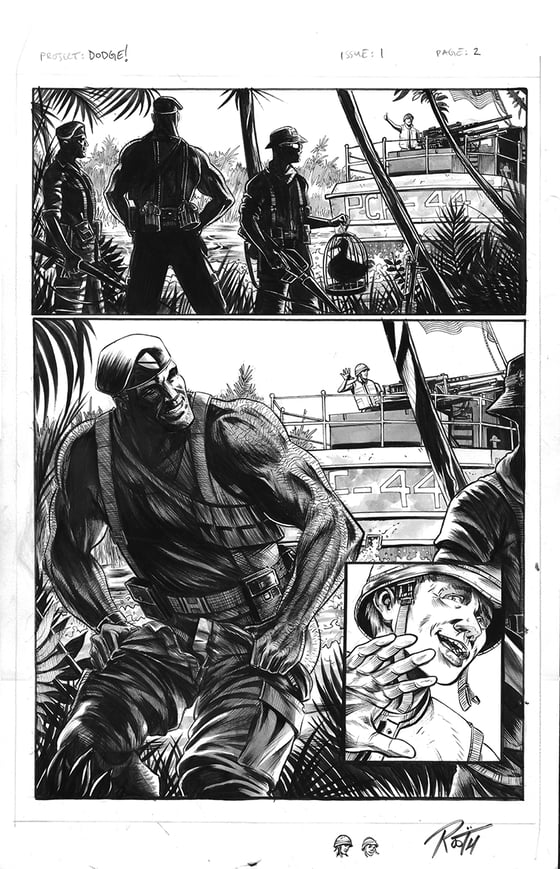 Image of DODGE! Issue 1 Page 2!