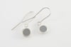 Small Round Earrings-grey