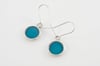 Round Earrings-turquoise