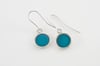 Round Earrings-turquoise