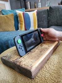 Image 1 of Wooden Nintendo Switch Stand