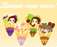 Acrylic Crepe Charms - Blackpink