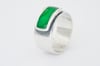 Simple Rectangle Ring-green