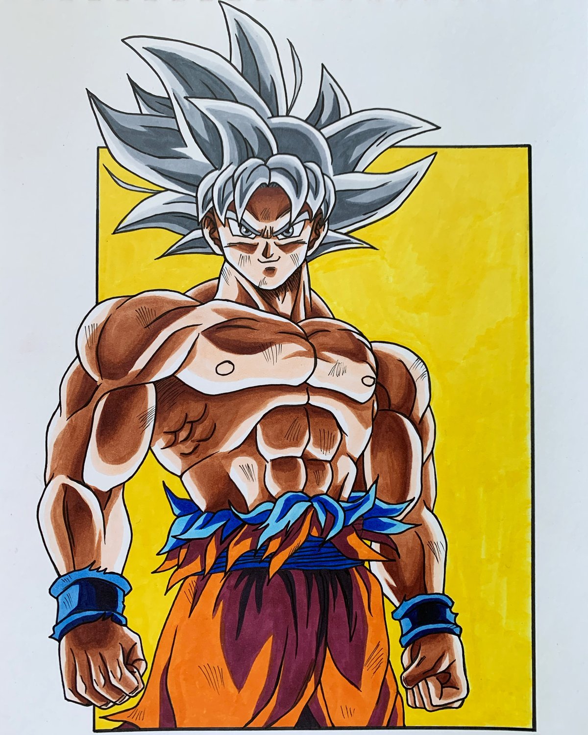 Goku MUI original drawing LHT Artwork