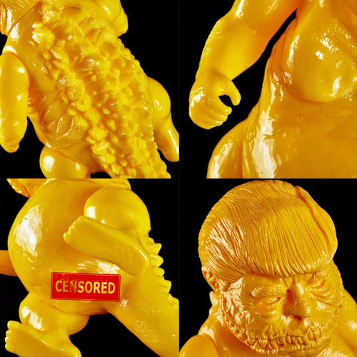 Image of Greedzilla (Go Fuck Yourself) in Peeps Blank Yellow