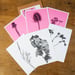 Image of Outsiders, six-piece limited edition postcard collection