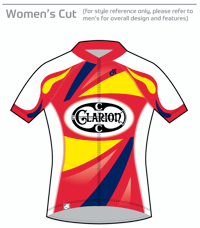 Image 3 of Short Sleeve Jersey Tech+ - Clarion CC Design