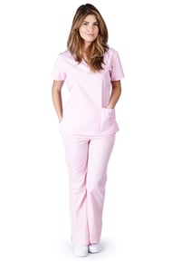 Image 4 of  Mock Wrap Scrub Set (variety of colors)