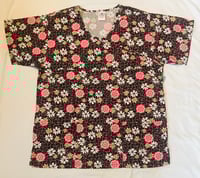 Image 1 of Scrub Top - Brown