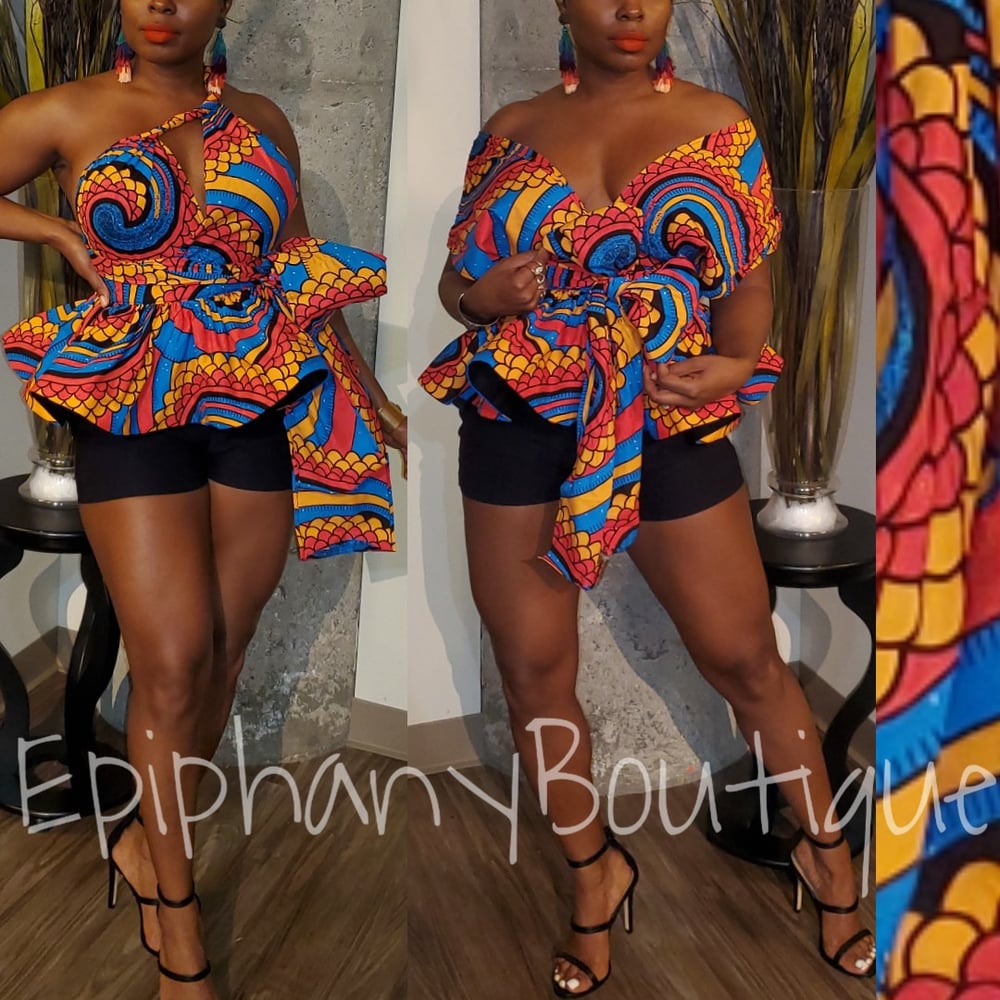 Image of The Infinity Tribal Top (Swirl)-**Reg & Plus/Curvy**