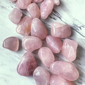 Image of Amazonite and Rose Quartz Double 