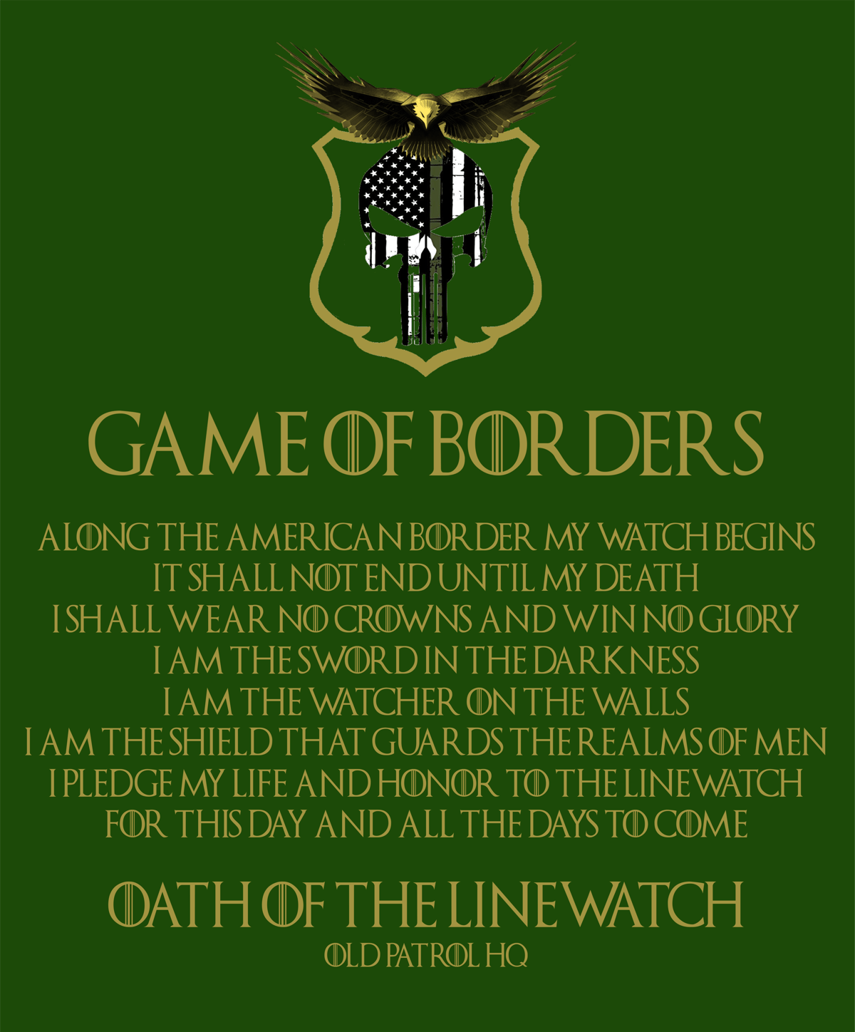 Image of GAME OF BORDERS ~ OATH OF THE LINEWATCH